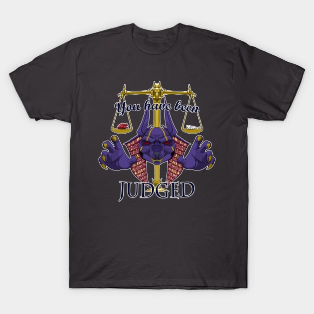 Anubis Egyptian god T-Shirt by MudmanMuda